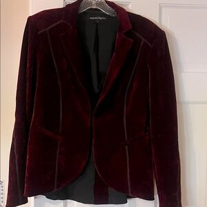 Nanette Lepore deep cranberry Blazer
